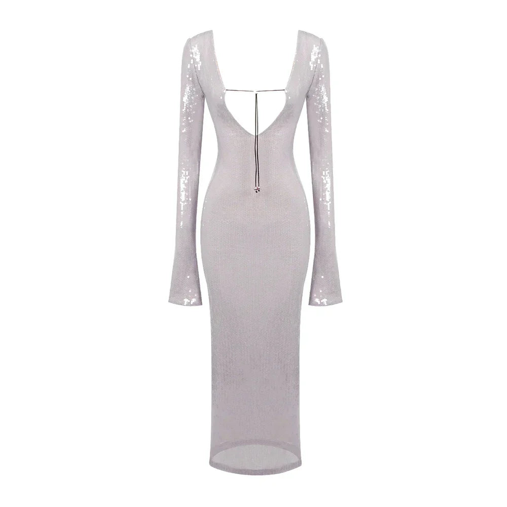 MARIA MIDI DRESS Lavender