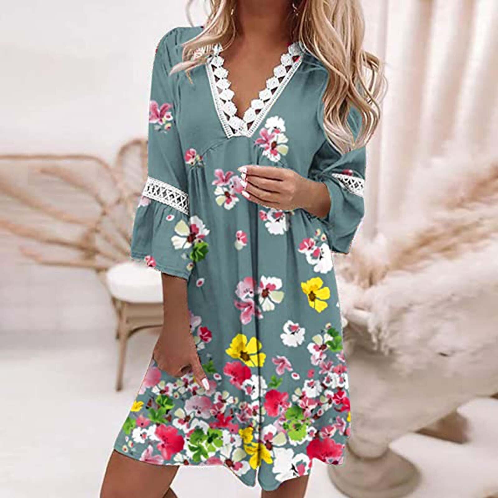 Nadia Floral Dress For Vintage Inspired Dress for Everyday Wear