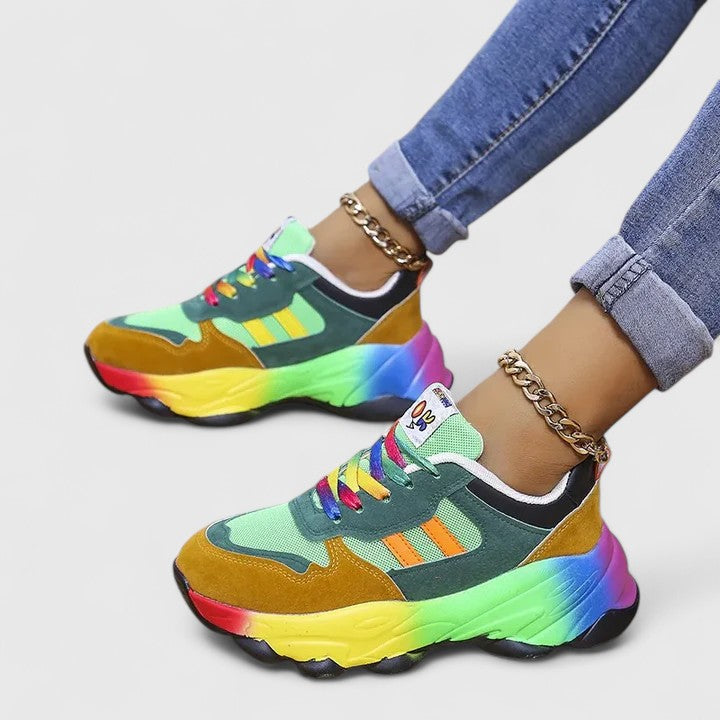 Lace Up Chunky Platform Dad Sneakers