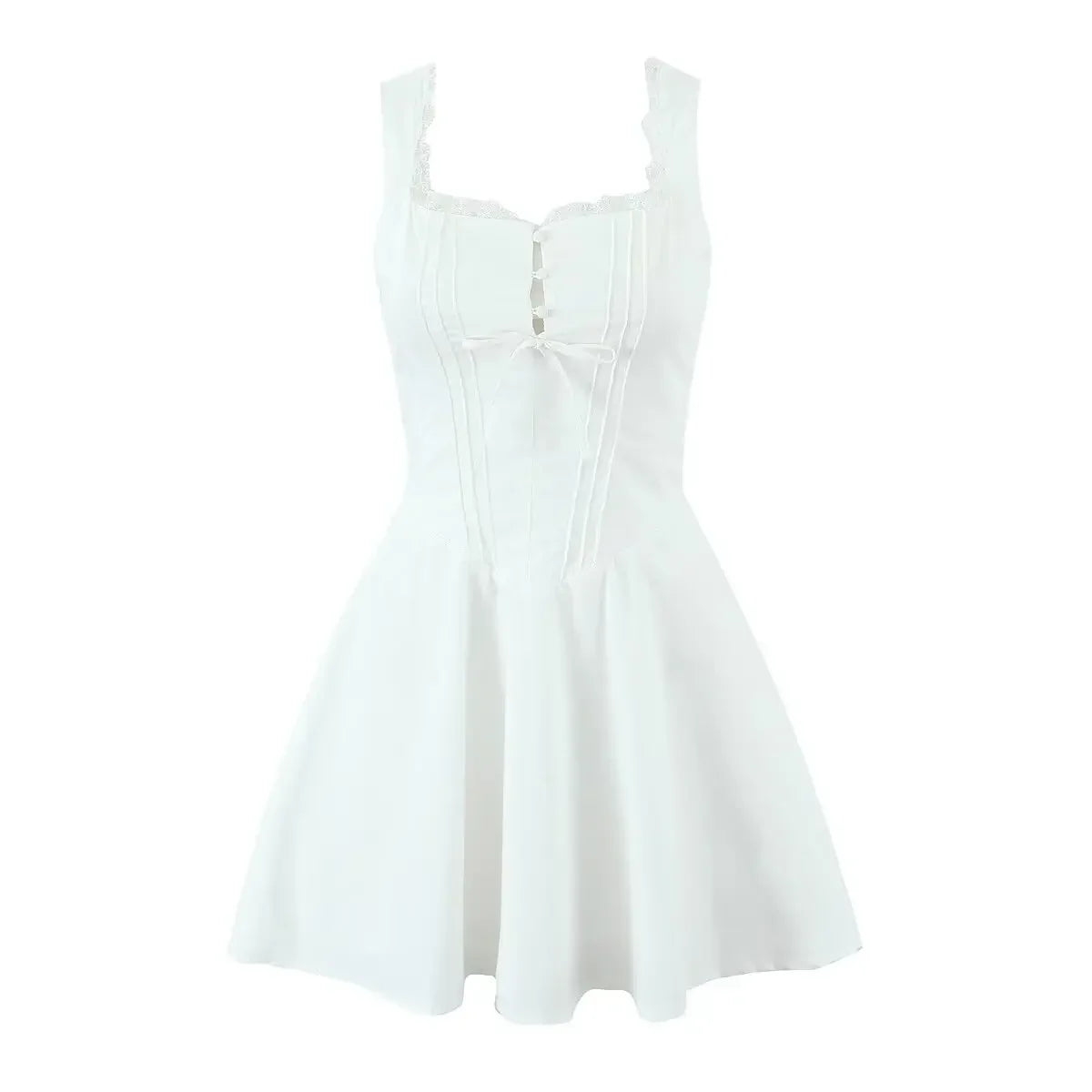 KETI MINI DRESS White