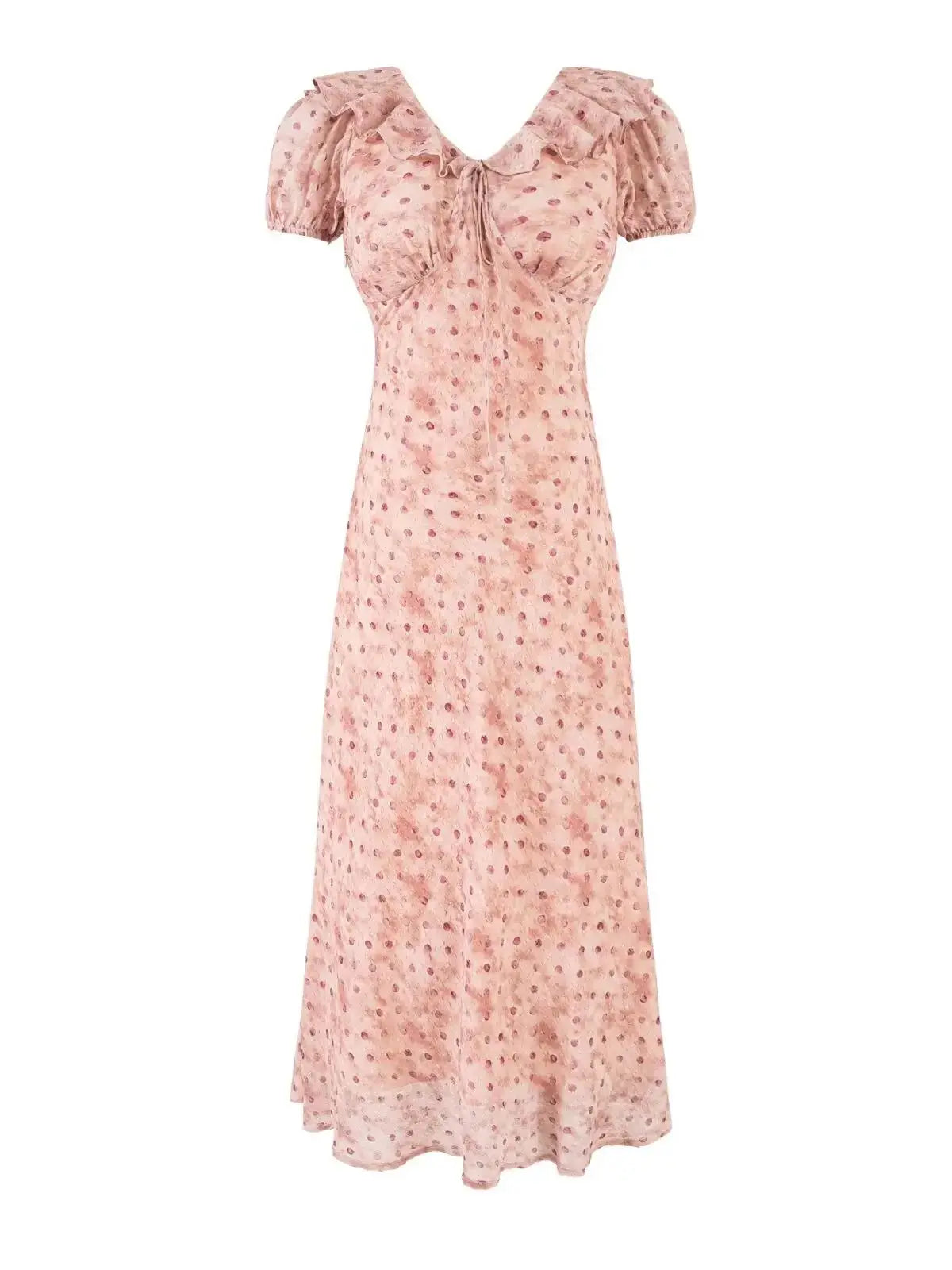 LUCIA MIDI DRESS Nude