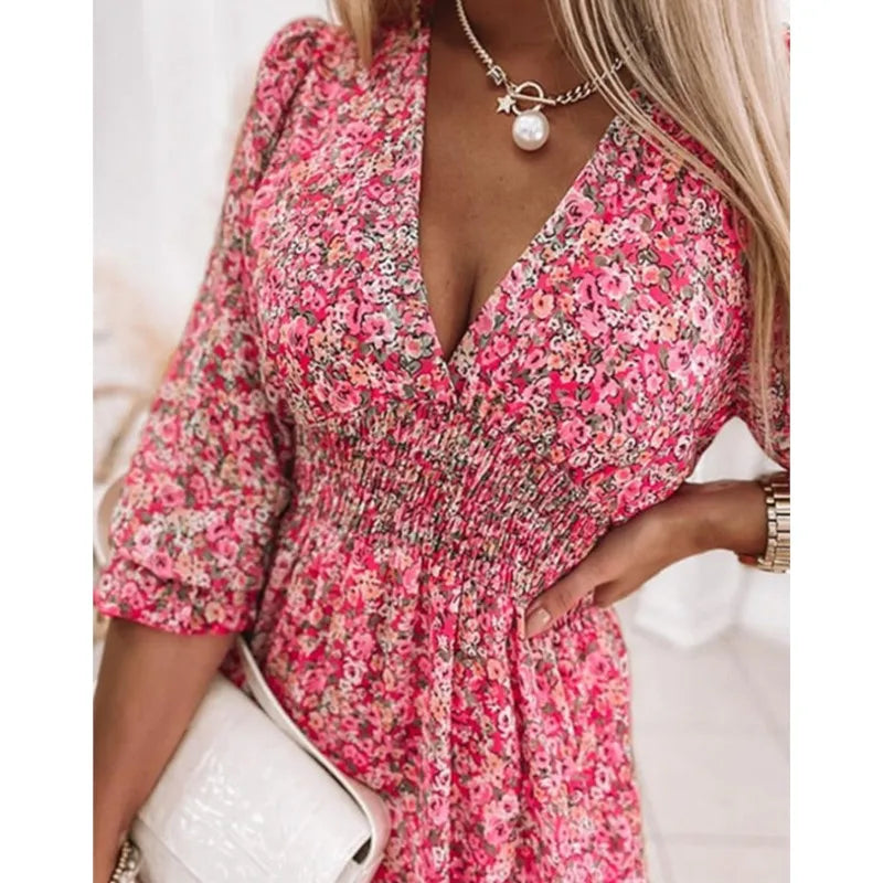 Magdalena Bohemian Sundress With Dress with Relaxed Fit and Seasonal Wardrobe Essential