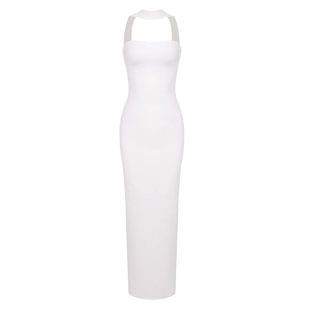 AMBERI MAXI DRESS White