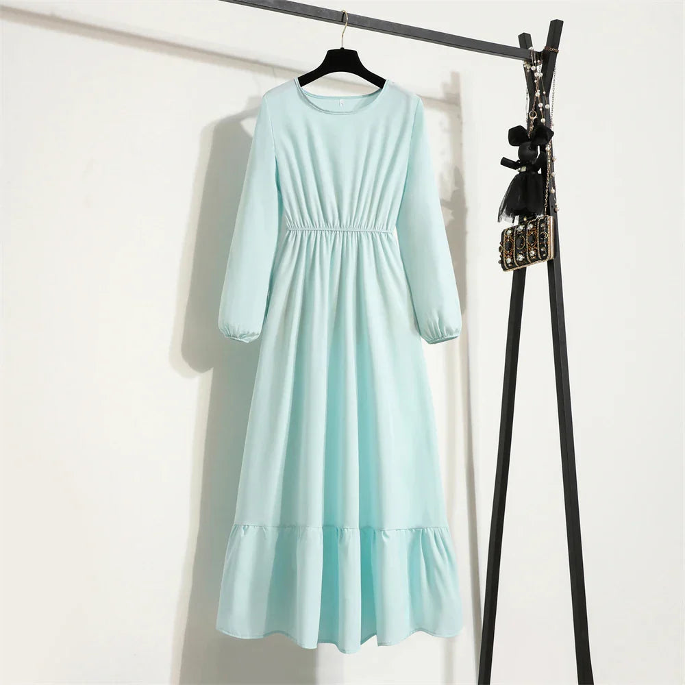Erin Aesthetic Floral Long Dress for Summer Premium Wardrobe Essential