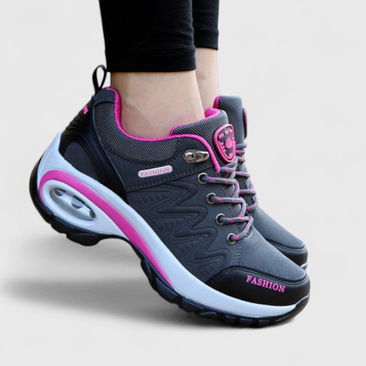 Lace Up Air Cushion Platform Wedge Chunky Sneakers