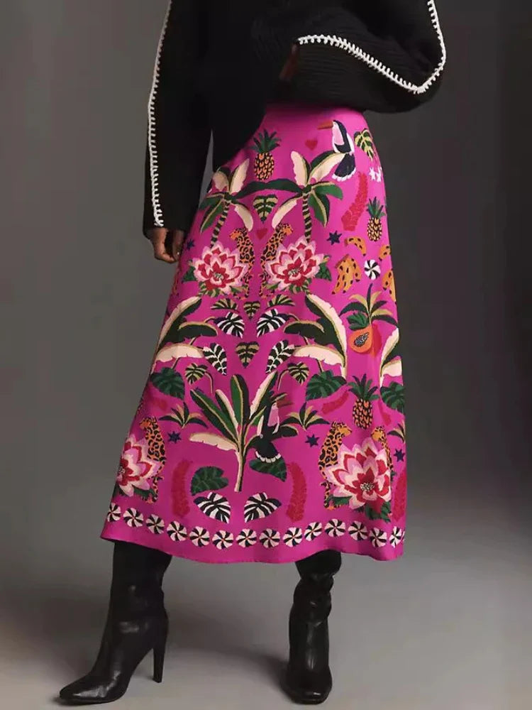 Daniela Aesthetic Dress with Flowers Chic Silhouette Collection