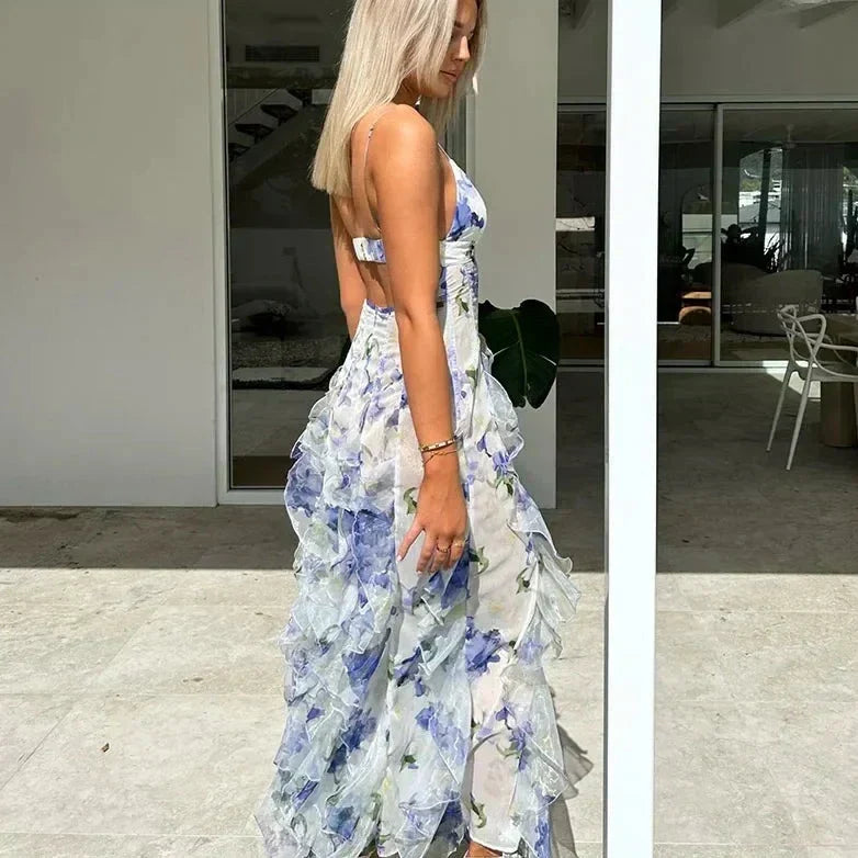 Adelaida Premium Dress with Print Chic Silhouette Collection