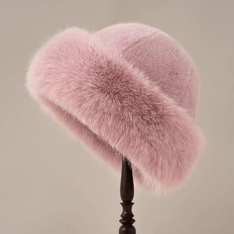 Faux Fur Fluffy Trapper Hat