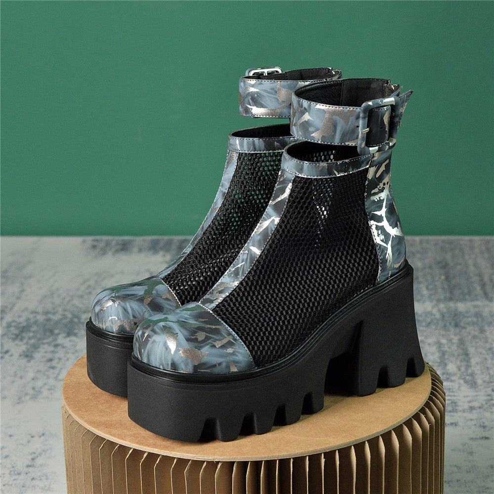 A Heaviness In My Head Ankle Boots