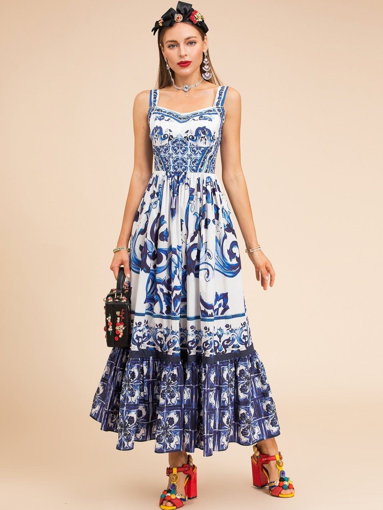 Kaitlin Premium Fashion Runway Dress Chic Silhouette Collection