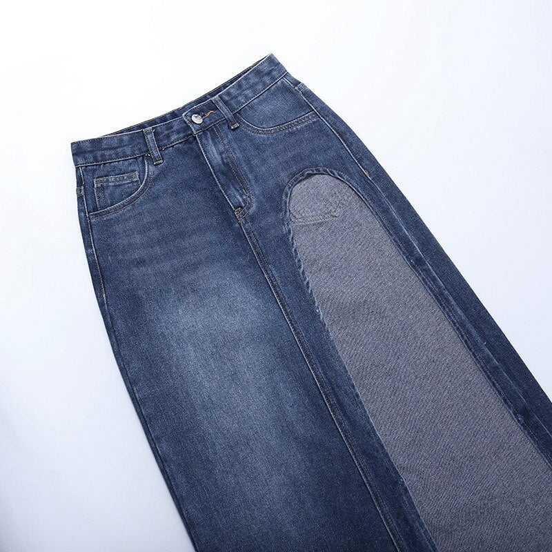 A Grey Area Maxi Skirt