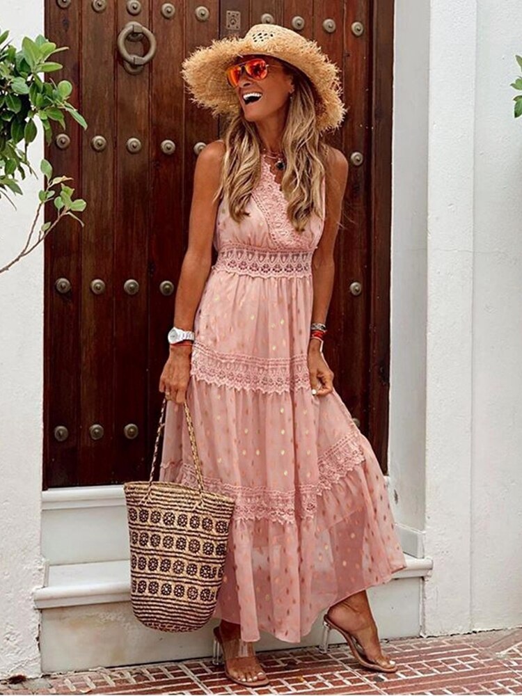 Emilia Statement Boho Stylish Dress Occasion Edit