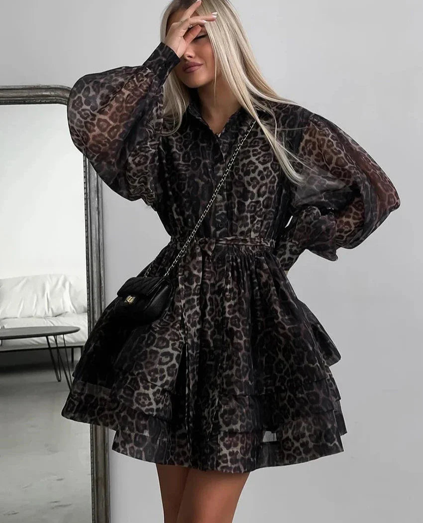VELNA MINI DRESS Brown