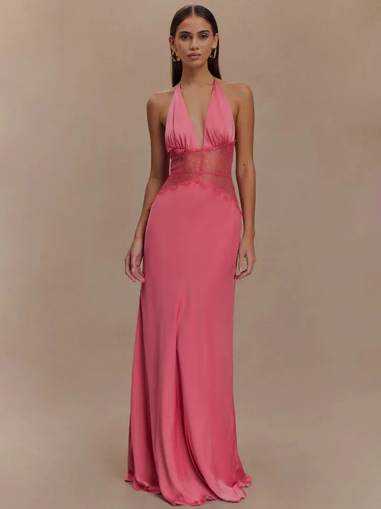 MARELA LACE MAXI DRESS Pink