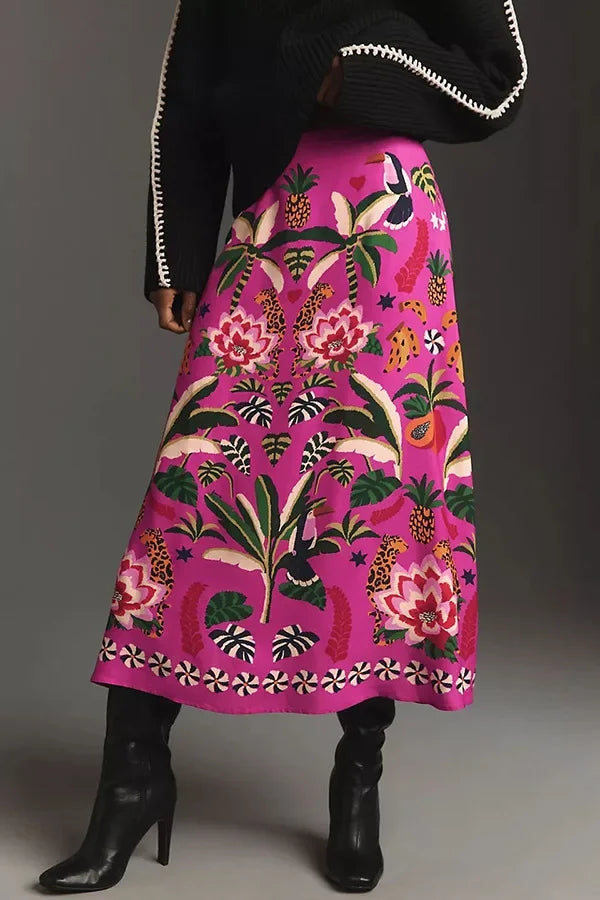Raffaella Timeless Dress with Flowers Evening Wear Edit