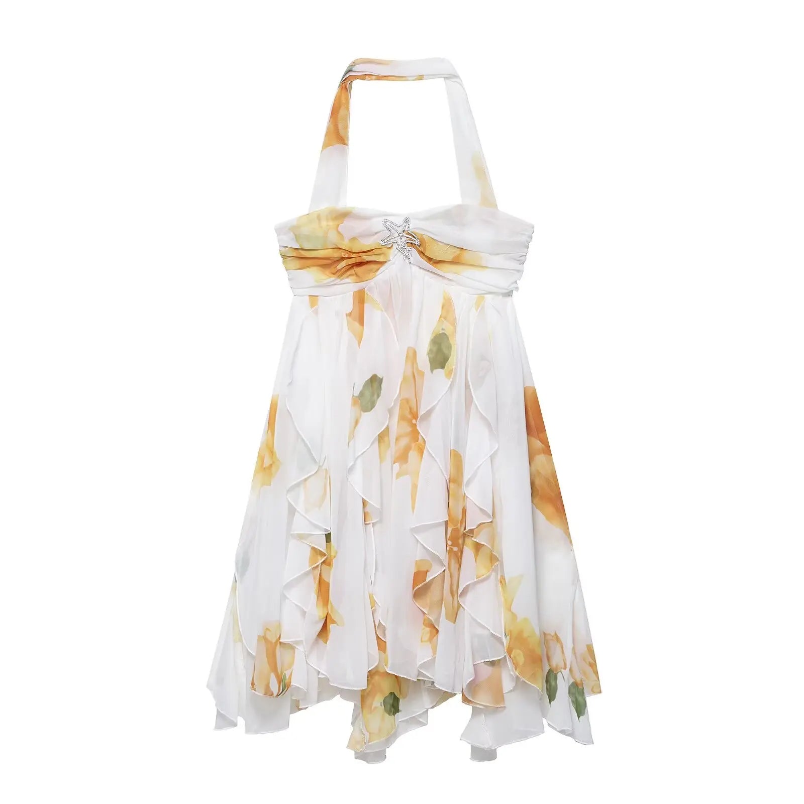 ABIGAIL FLORAL MINI DRESS Print