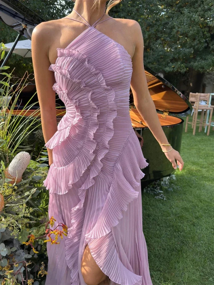 SEMANA RUFFLE MAXI DRESS
