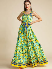 Montecita Elegant Maxi Dress Mint / M