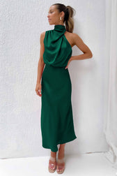 Sleeveless Off Shoulder Bodycon Elegant Maxi Dresses Wedding 14