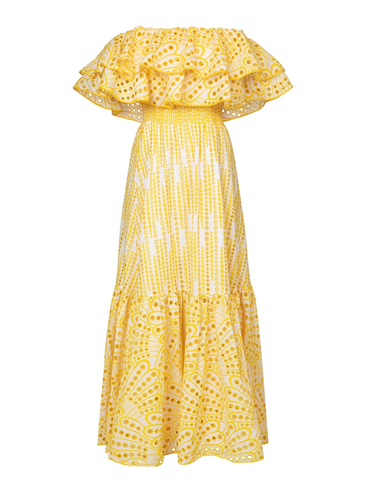 ADEEN MAXI DRESS Yellow