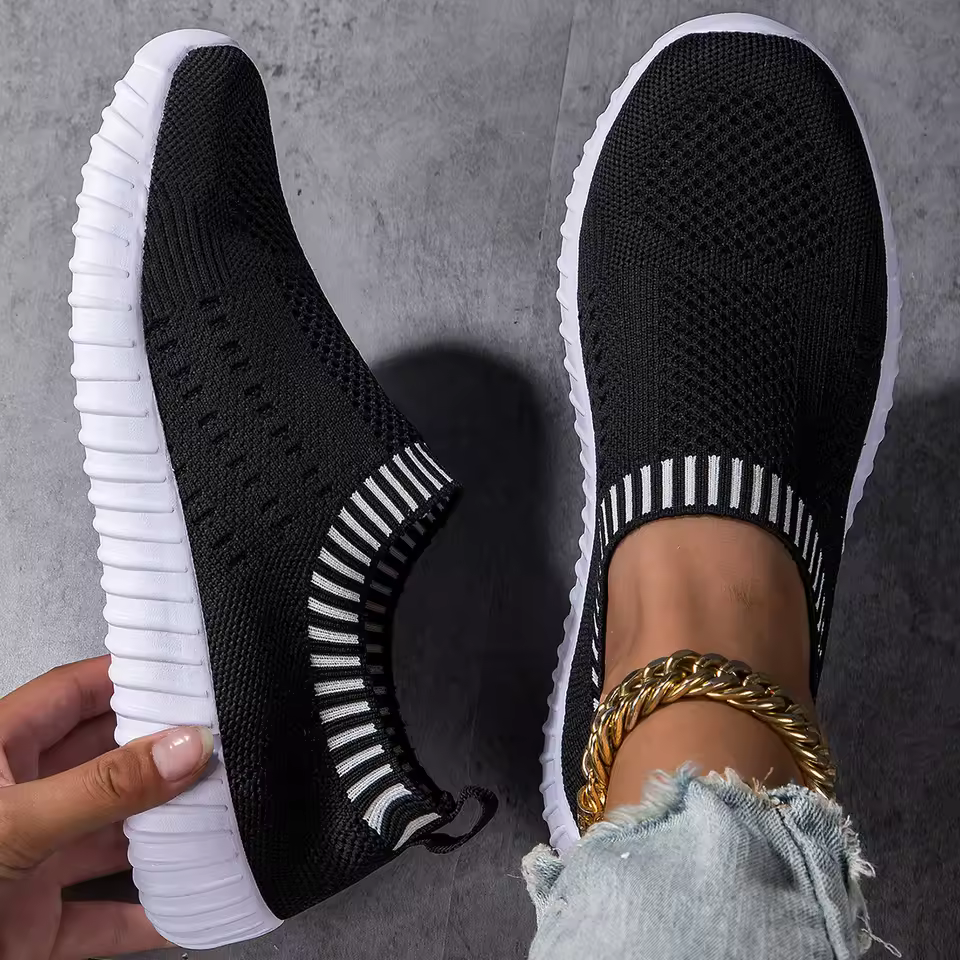 Slip On Knit Sock Low Top Sneakers