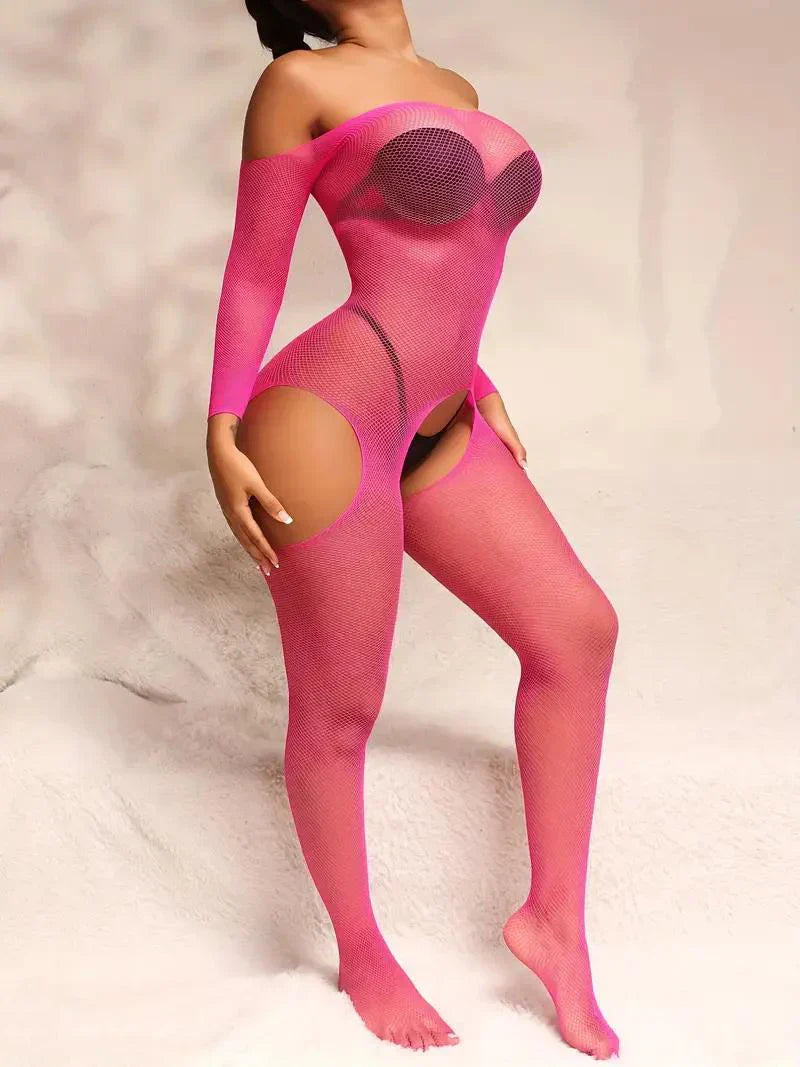 A Night Call Crotchless Jumpsuit