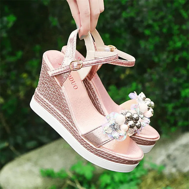 Better Off That Way Wedges Sandals