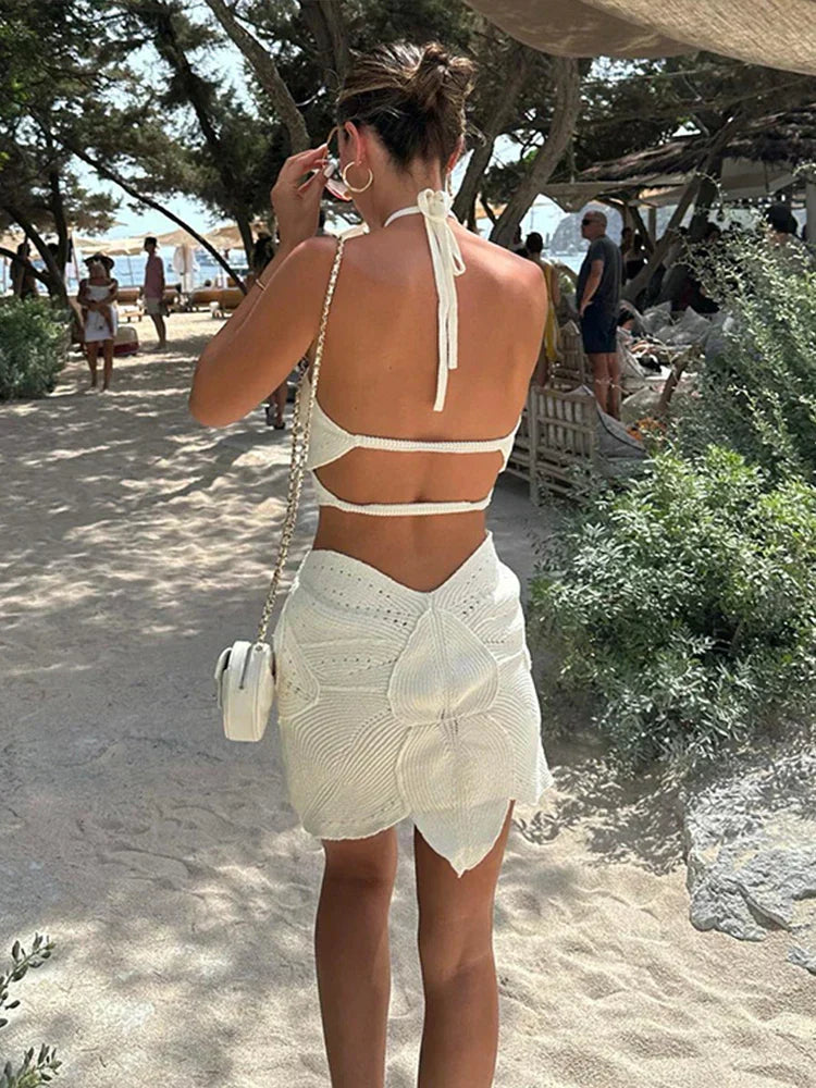 Aislyn Knitted Summer Dress