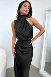 Sleeveless Off Shoulder Bodycon Elegant Maxi Dresses Wedding 25