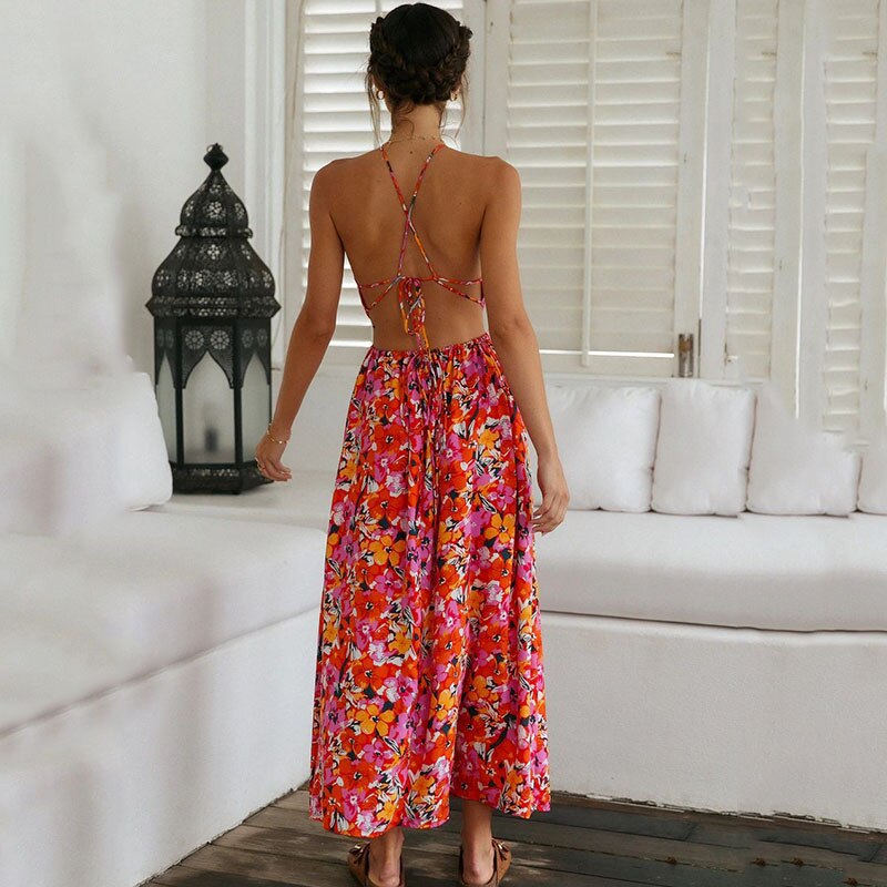 Oriane Floral Maxi Dress for Women Soft Comfortable Fit
