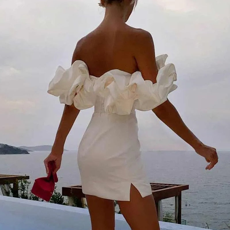 Florencia Minimalist Cocktail Dress Elevated Occasion Wear