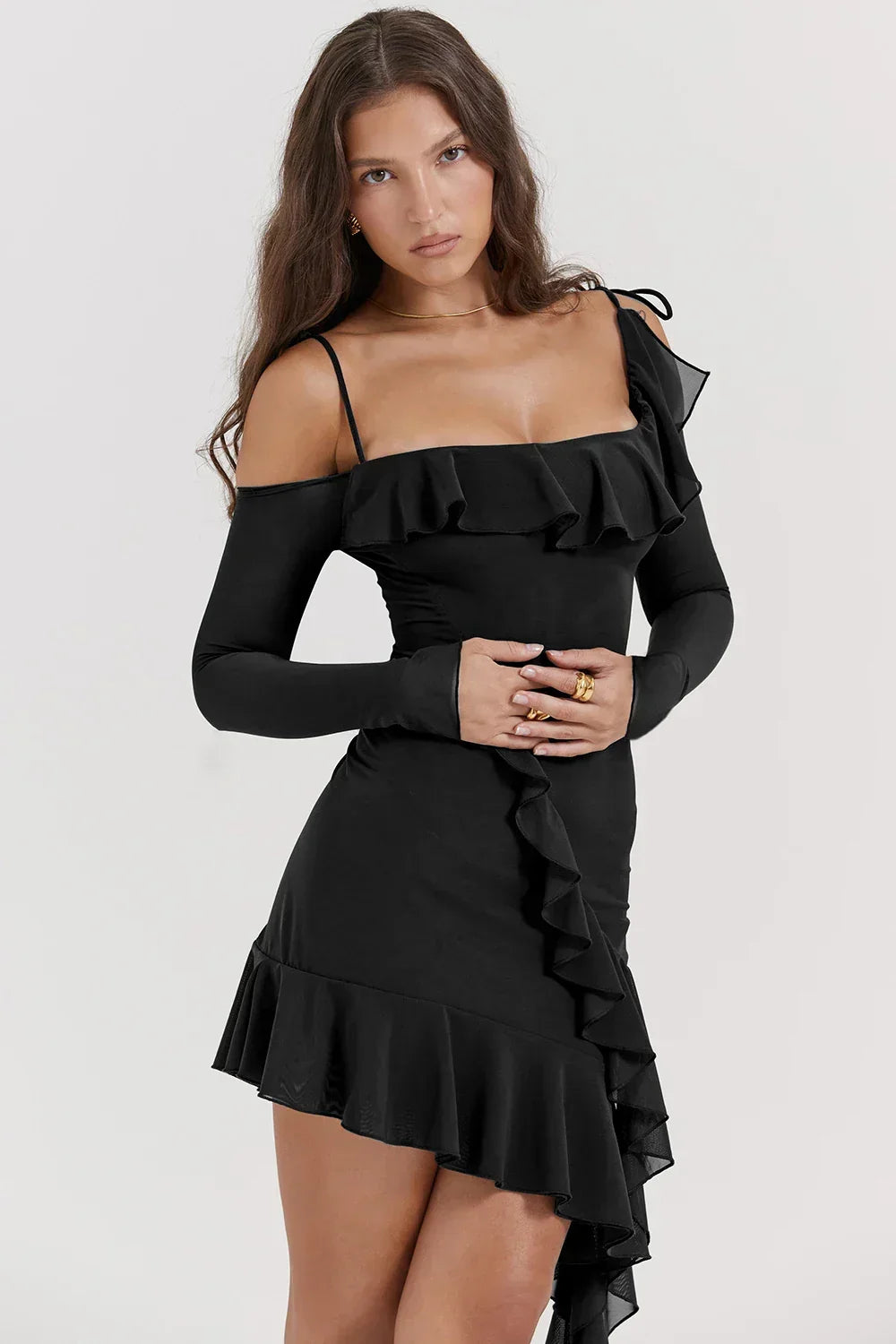 Ruched Mini Dress
