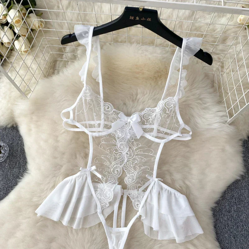 A Little Too Strong Crotchless Teddies