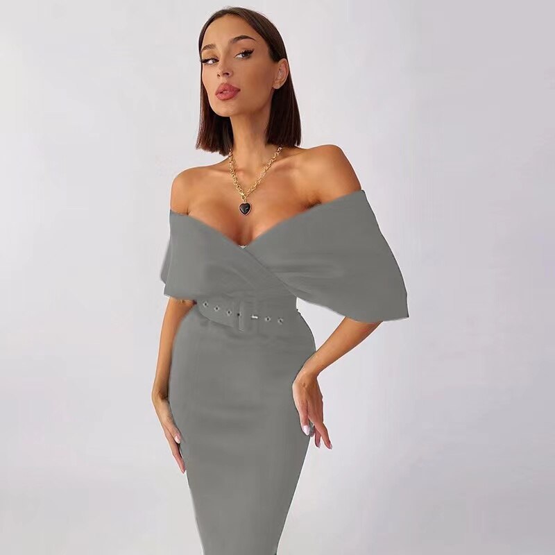 Amabel Boutique Cocktail Dress for Women Party Wear Statement Occasion Edit