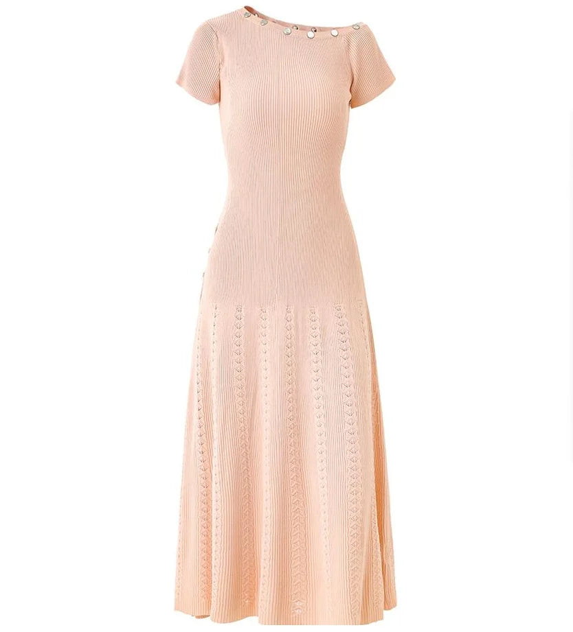MARIENNE KNIT DRESS Apricot