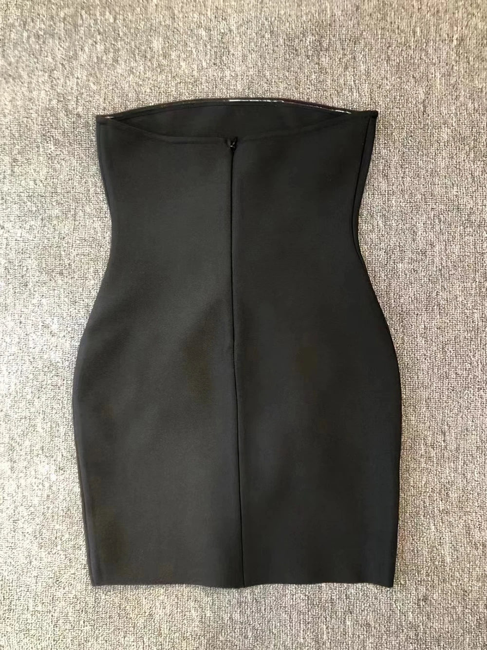 Strapless Rhinestone Cross Embellished Bandage Bodycon Mini Dress 13
