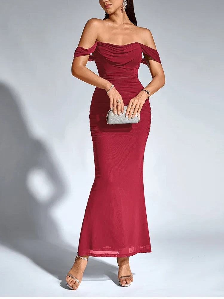 MARIA OFF SHOULDER DRESS