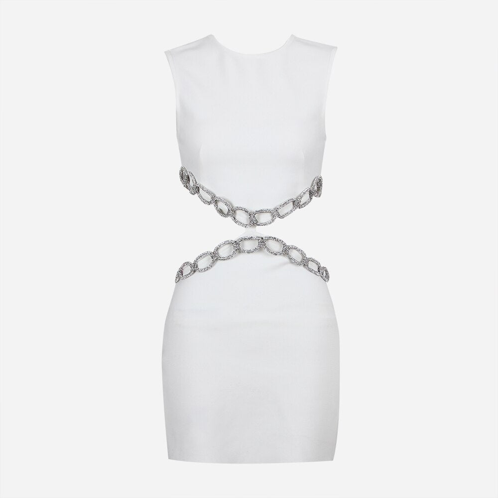 TAISIA MINI DRESS White