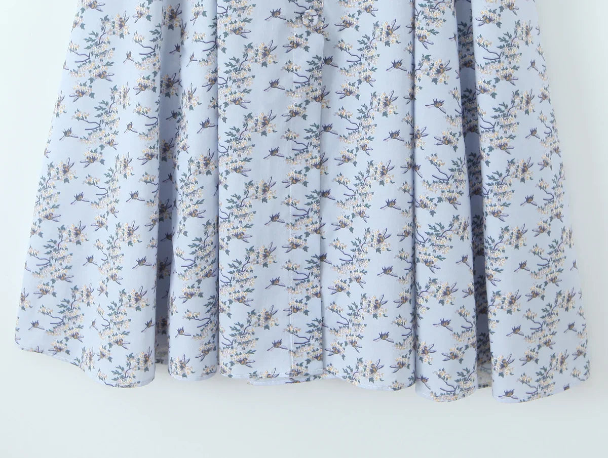 ALLORA FLORAL MIDI DRESS