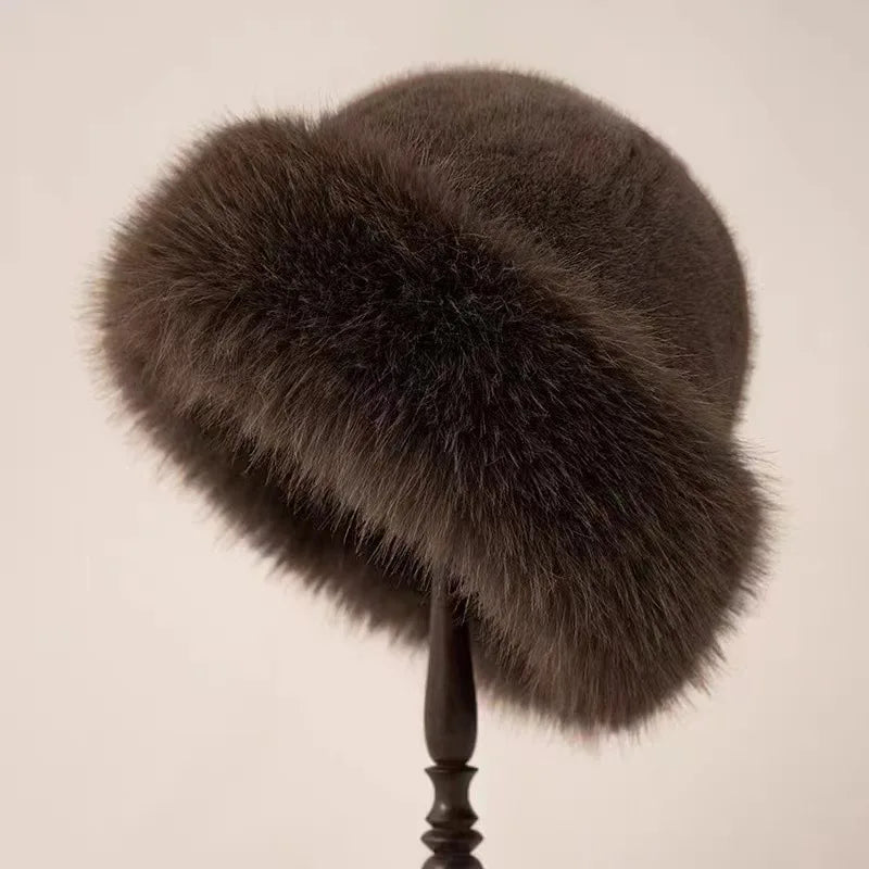 Faux Fur Fluffy Trapper Hat