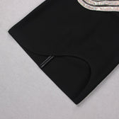 Fifth Avenue One Shoulder Diamond Mini Dress 9