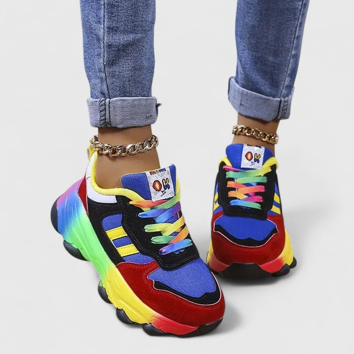 Lace Up Chunky Platform Dad Sneakers