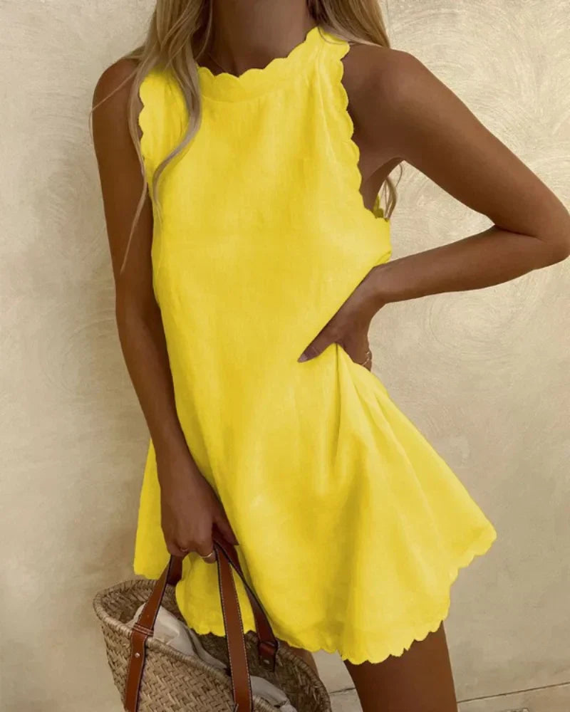 Annabel Statement Casual Vintage Dress Chic Silhouette Collection