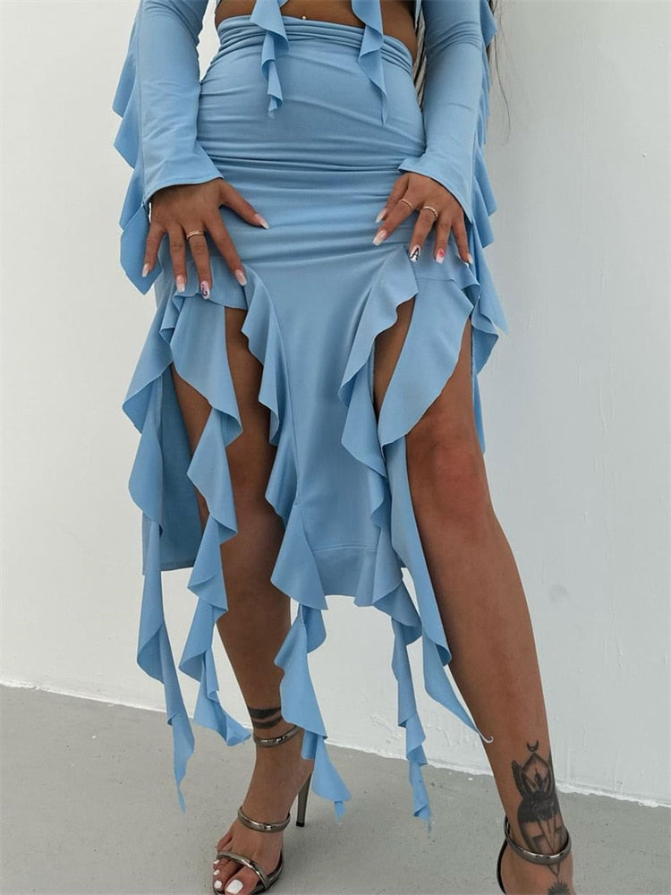 A Beautiful Weekend Midi Skirt