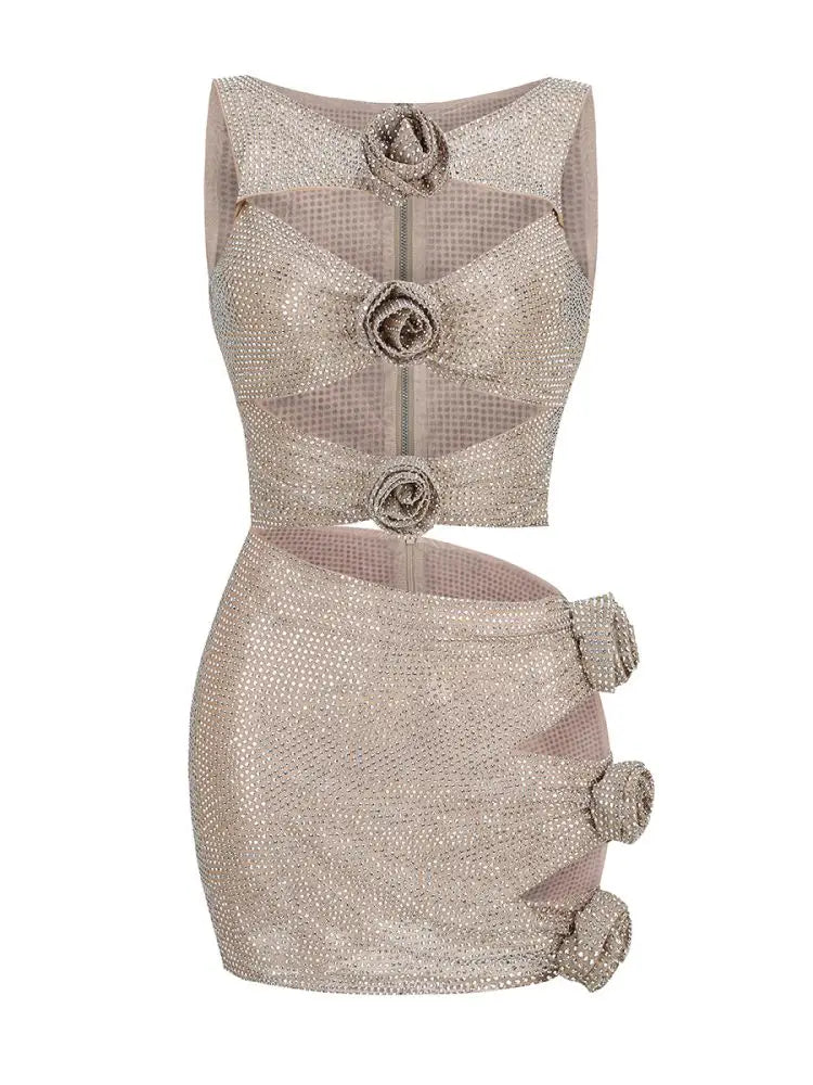 IVET MINI DRESS Silver