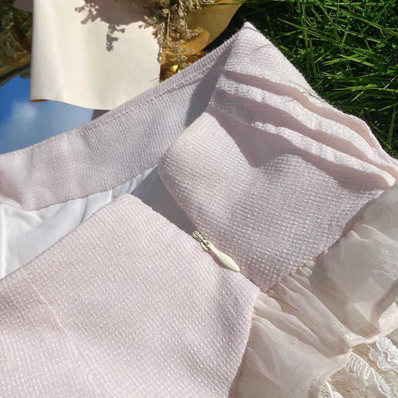 A Really Deep Cut Mini Skirt