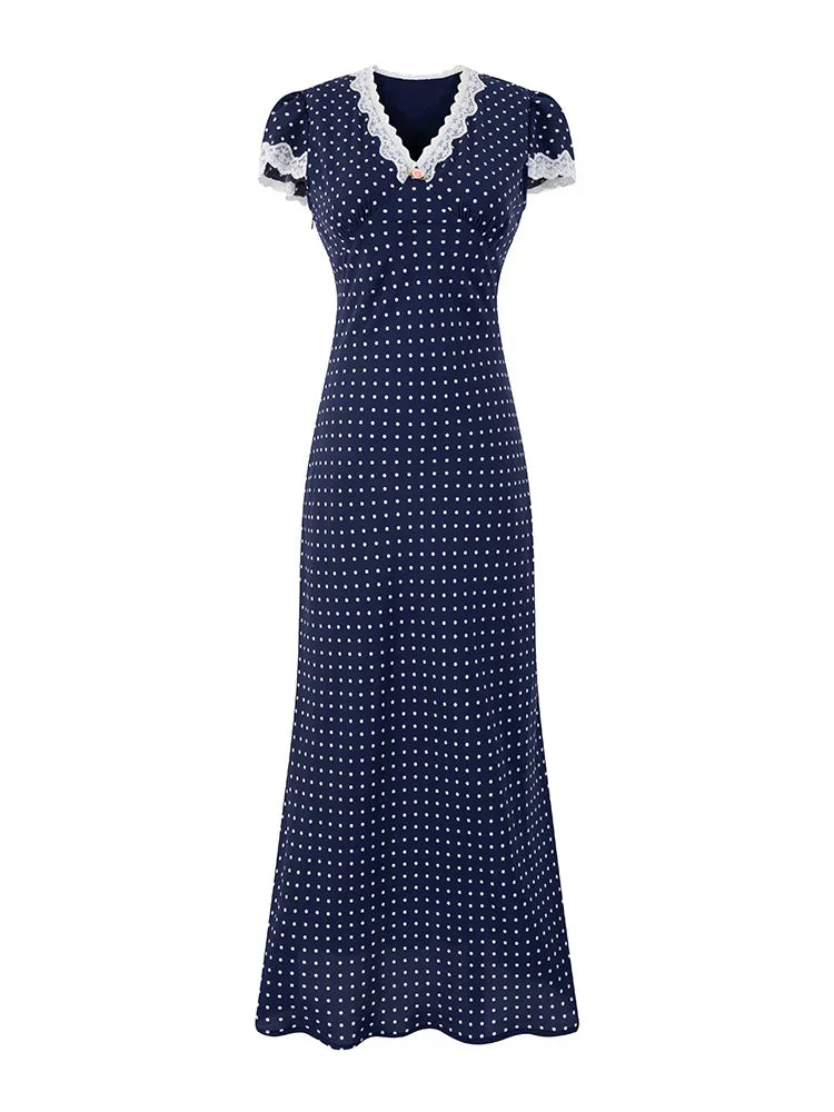 MARGO POLKA DOT MIDI DRESS Print