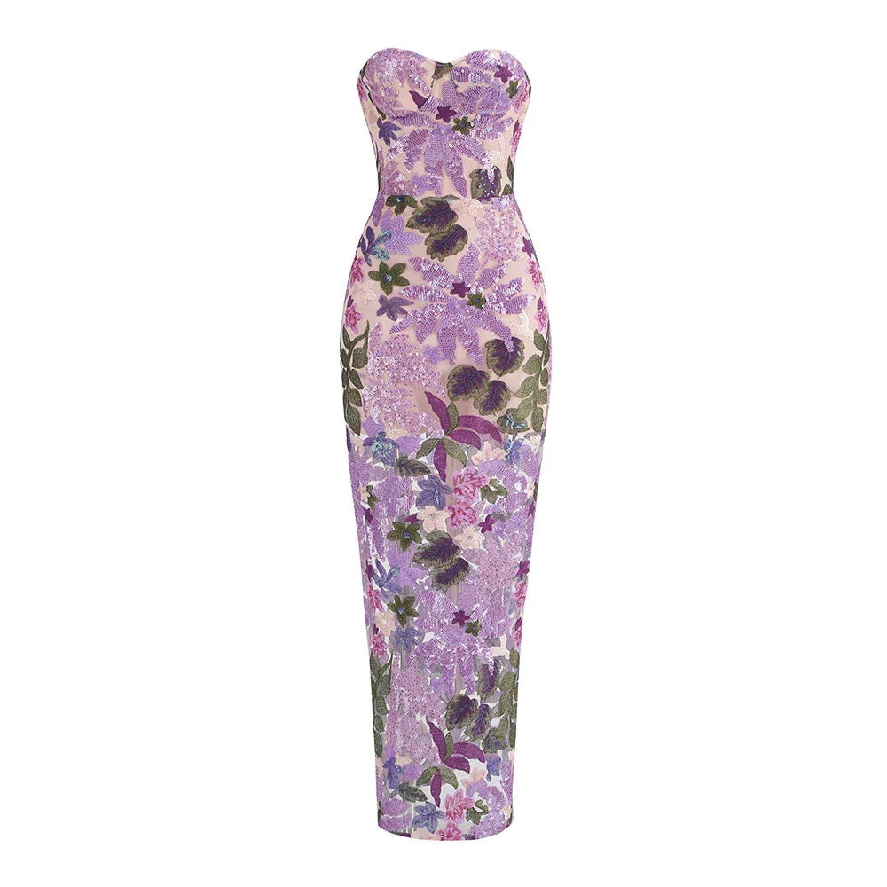 HAZEL MAXI DRESS Lavender