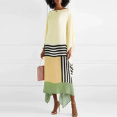 Boat Neck Batwing Sleeve Kaftan Maxi Dress 4