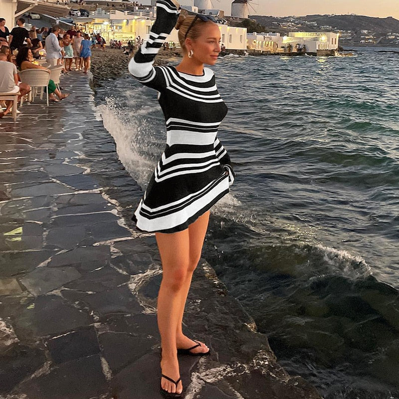 Backless Mini Dress